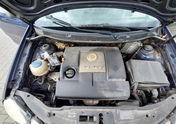 Volkswagen Polo cena 5200 przebieg: 198050, rok produkcji 2004 z Jarocin małe 154
